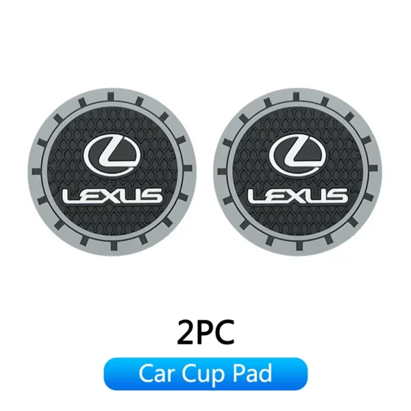 ⁦2 قطعة سيارة مسند للكوب الماء دواسة مطاطية أصحاب المضادة للانزلاق اكسسوارات لكزس CT ES GS NX IS250 CT200h IS300h ES300h ERX400h NX300h⁩ - الصورة ⁦3⁩
