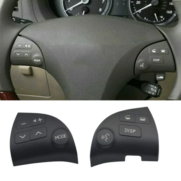 ⁦غطاء ازرار الصوت بلوتوث متعدد غطاء أزرار قطع غيار السيارات لكزس ES350 2006-2012 84250-33190-C0⁩ - الصورة ⁦3⁩
