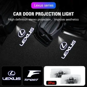 LED باب السيارة شعار ترحيب  عرض ليزر مصباح لكزس LS LC RZ IS350 ES300 GS350 CT200h GX460 LX570 RX500h NX300 UX260