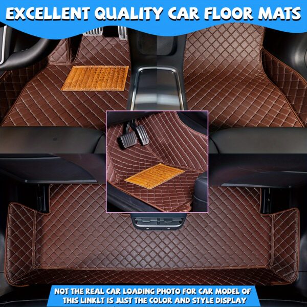 for Toyota Land Cruiser 2008-2022 سجادات أرضية من 3 طبقات من PVC - تصميم محيط كامل مضاد للانزلاق، سجادات سيارة مقاومة للماء ومقاومة للاهتراء لمركبات