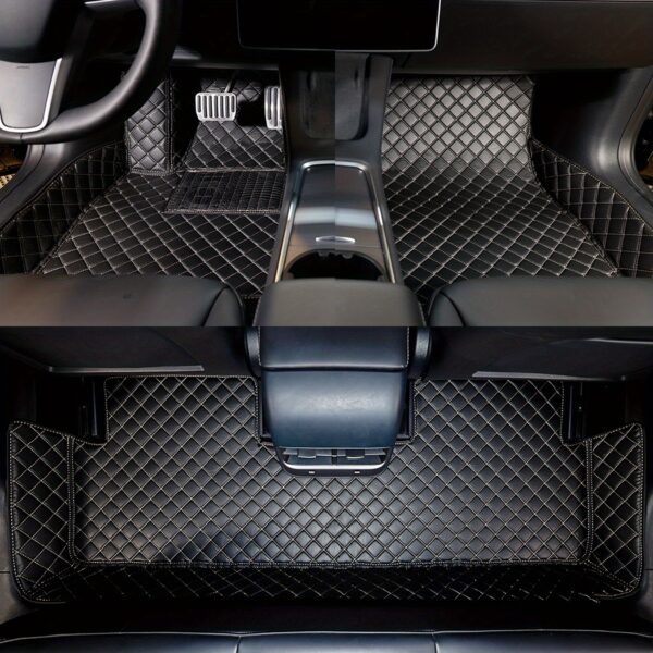 ⁦for Toyota Land Cruiser 2008-2022 سجادات أرضية من 3 طبقات من PVC - تصميم محيط كامل مضاد للانزلاق، سجادات سيارة مقاومة للماء ومقاومة للاهتراء لمركبات⁩ - الصورة ⁦10⁩