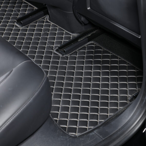 ⁦for Toyota Land Cruiser 2008-2022 سجادات أرضية من 3 طبقات من PVC - تصميم محيط كامل مضاد للانزلاق، سجادات سيارة مقاومة للماء ومقاومة للاهتراء لمركبات⁩ - الصورة ⁦2⁩