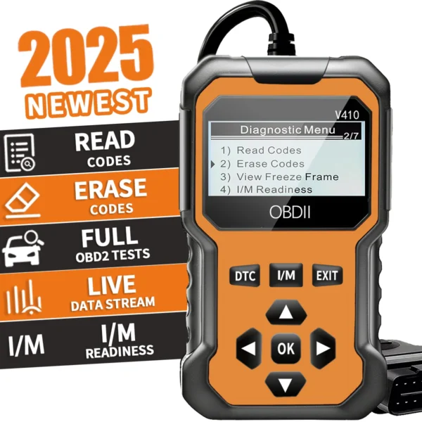 ⁦جهاز فحص السيارات OBD2 – أداة تشخيص شاملة⁩ - الصورة ⁦7⁩