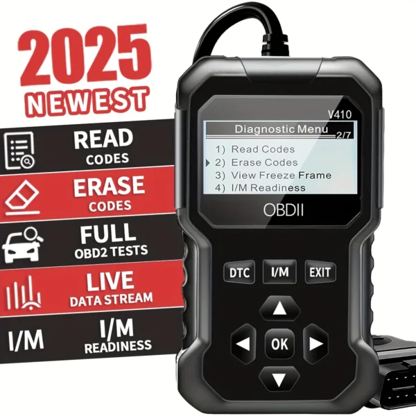 ⁦جهاز فحص السيارات OBD2 – أداة تشخيص شاملة⁩ - الصورة ⁦8⁩