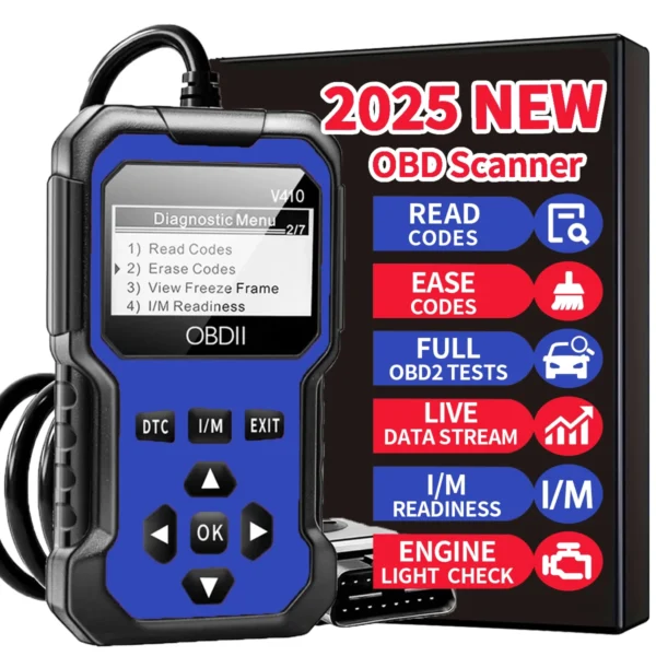 ⁦جهاز فحص السيارات OBD2 – أداة تشخيص شاملة⁩ - الصورة ⁦6⁩
