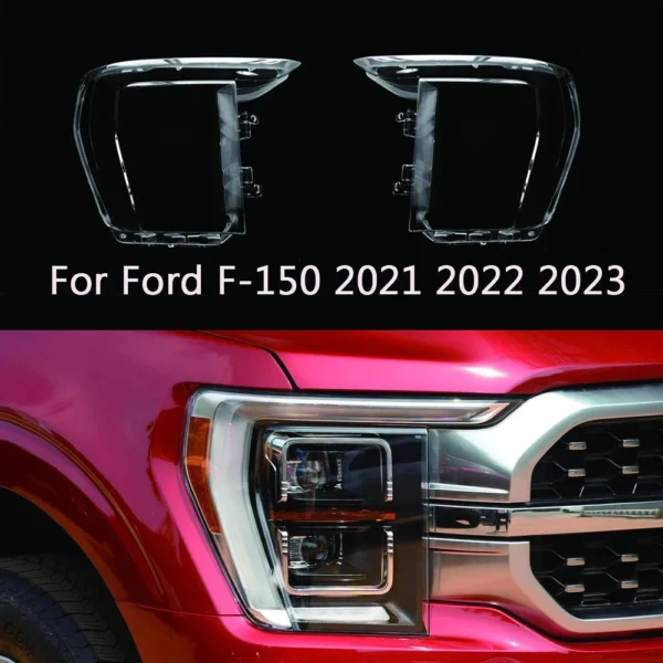 ⁦غطاء اضاءة فورد رابتر F-150Headlight Cover For Ford Raptor F-150 2021 2022 2023⁩ - الصورة ⁦6⁩