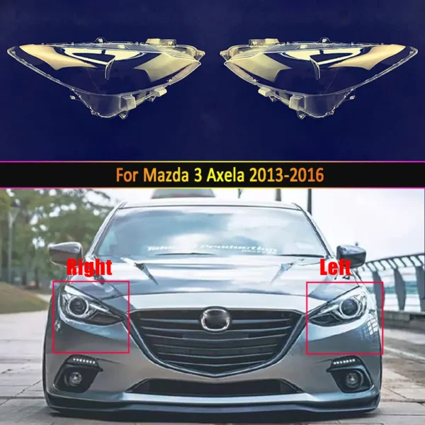 غطاء اضاءة مازدا 3 For Mazda 3 Axela 2013 2014 2015 2016