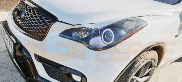 ⁦عيون الملاك هالة خواتم تجديد ضوء النهارFor INFINITI EX EX25 EX35 EX37 QX50 J50 2008 - 2017⁩ - الصورة ⁦7⁩