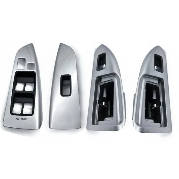 ⁦Car Front Left Window Glass Button Switch Panel Cover Frame for Toyota Land Cruiser Prado 120 LC120 2003-2009⁩ - الصورة ⁦6⁩