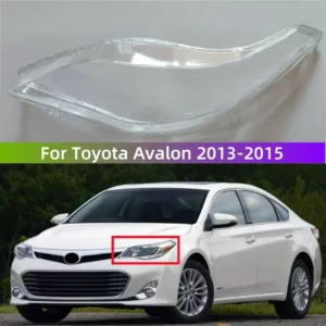غطاء اضاءة افلونFor Toyota Avalon 2013 2014 2015 Accessories Front Lamp Cover Using Transparent PC Plastic Raw Material Production