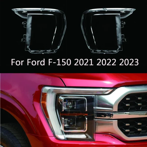 ⁦غطاء اضاءة فورد رابتر F-150Headlight Cover For Ford Raptor F-150 2021 2022 2023⁩ - الصورة ⁦7⁩