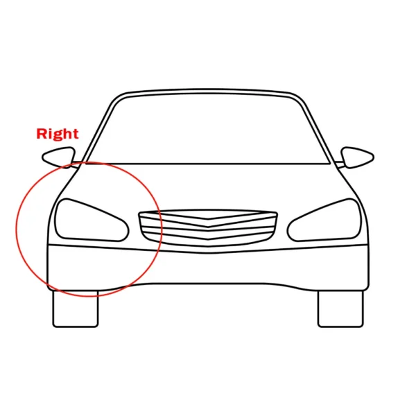 ⁦غطاء اضاءة نيسان صنيFor Nissan Sunny 2014 2015 2016 2017⁩ - الصورة ⁦11⁩