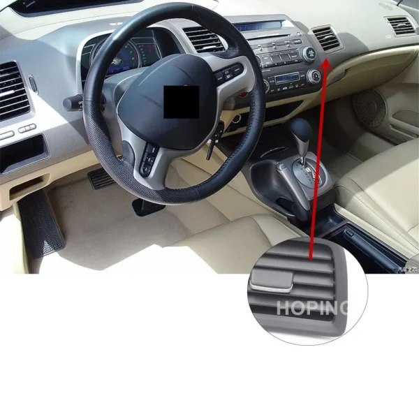 ⁦فتحات مكيف هوندا سيفيك For HONDA CIVIC FA1 FD1 FD2 2006 2007 2008 2009 2010 2011⁩ - الصورة ⁦9⁩