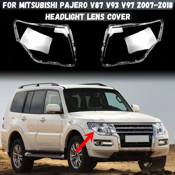 ⁦غطاء اضاءة مستبويشي باجيرو For Mitsubishi PAJERO V87 V93 V97 2007-2018⁩ - الصورة ⁦9⁩