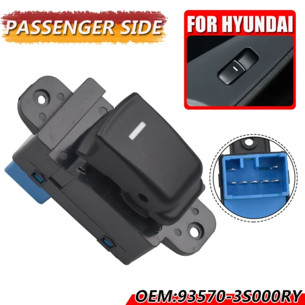 ⁦لوحة تحكم النافذة هونداي سوناتاFor Hyundai Sonata 2011 2012 2013 2014⁩ - الصورة ⁦6⁩