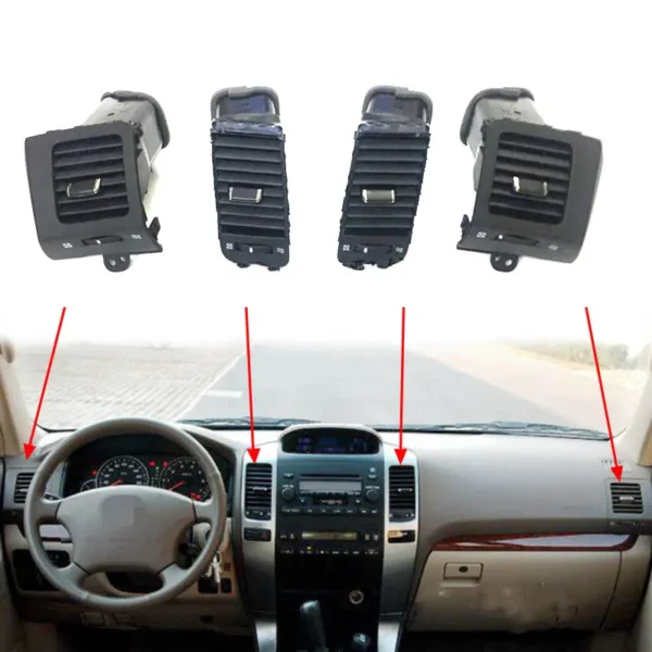 ⁦فتحات مكيف برادو For Toyota Prado 2003-2009 LC120ِ⁩ - الصورة ⁦2⁩