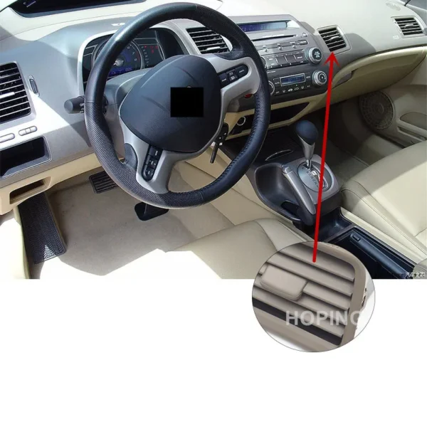 ⁦فتحات مكيف هوندا سيفيك For HONDA CIVIC FA1 FD1 FD2 2006 2007 2008 2009 2010 2011⁩ - الصورة ⁦7⁩