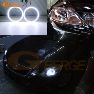 عيون الملاك هالة خواتم تجديد ضوء النهارFor LEXUS GS300 GS350 GS430 GS450 GS460 450h 2006-2011