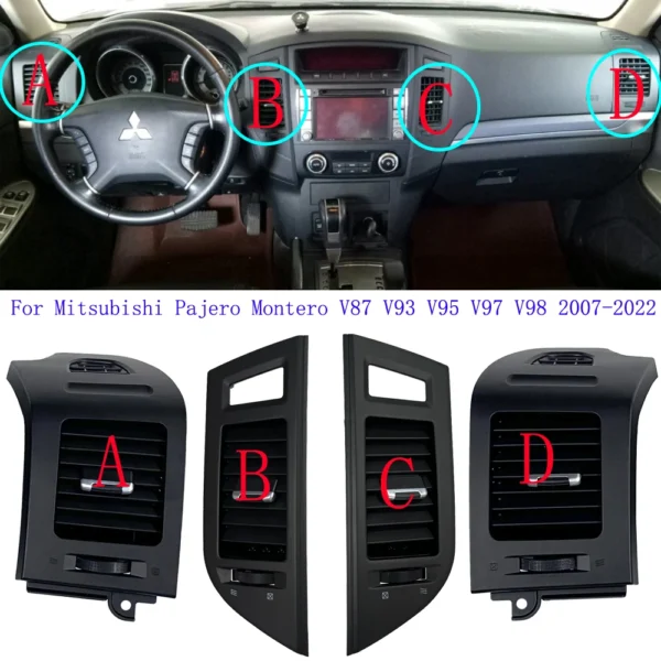 ⁦فتحات مكيف مستوبيشي باجيرو For Mitsubishi Pajero Montero V87 V93 V95 V97 V98 2007-2022⁩ - الصورة ⁦14⁩