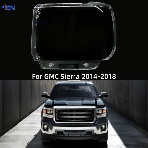 غطاء اضاءة GMC سييراFor GMC Sierra 2014 2015 2016 2017 2018