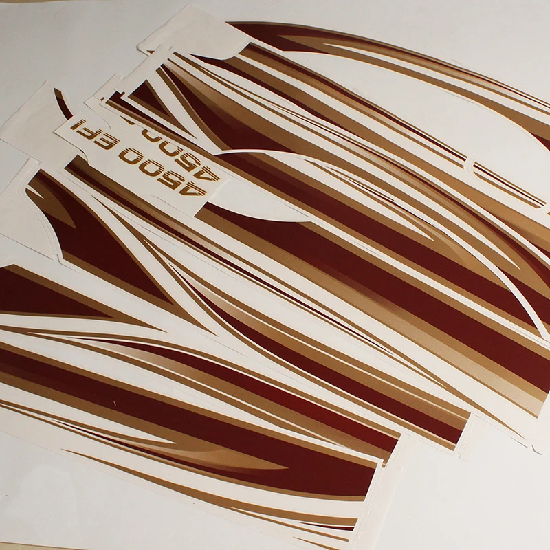 لاصق لامع ورائع شريط لتويوتا لاند كروزر 100 LC100 1998 1999 2000 2001 2002 2003-2007Car Exterior Styling Body Decal Sticker Stripe For Toyota Land Cruiser 100 LC100 1998 1999 2000 2001 2002 2003-2007 Accessories - الصورة 4