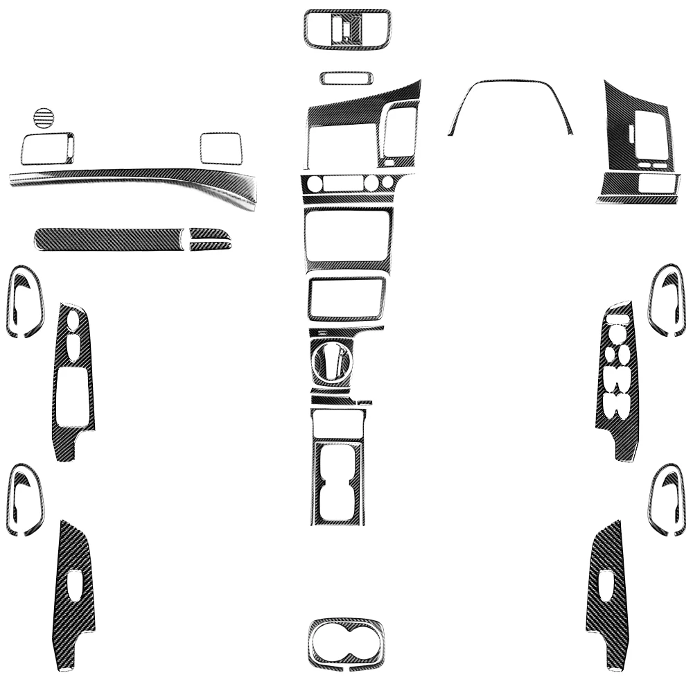 من ألياف الكربون التحول والعتاد لهوندا سيفيك 8th الجنرال ، نافذة رفع لوحة القيادة مجموعة ، اكسسوارات السيارات الداخلية ، ملصقا ، 2006-2011 - الصورة 53