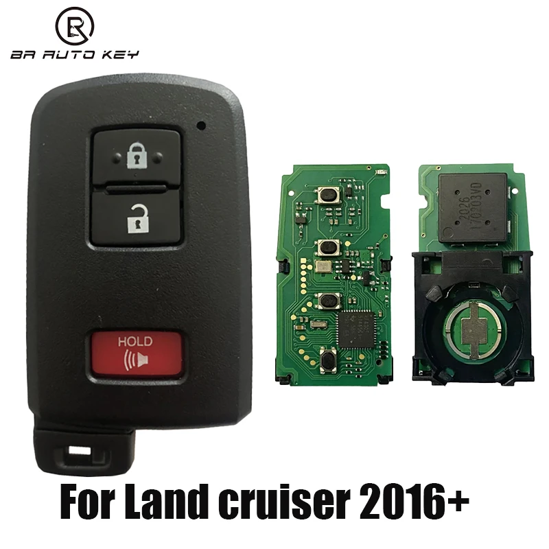 رموت اف جي - لاندكروزر - رافور - برادو - بريفاLiberty 50171 for Toyota Prado 120 RAV4 Kluger Previa FJ Cruiser Land Cruiser 100 Remote Key 433MHz 4D67/4C Chip Fob 2/3 Buttons89904-60E10 BH1EW 433MHz Remote Car Key Fob for Toyota Land Cruiser Remote key 2016-2021 Wi