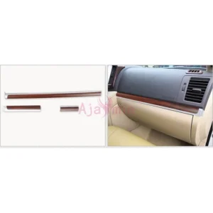 تخشيبة لاندكروزر 2008-2018For Toyota Land Cruiser 200 2008-2018 Interior Wooden Color Dashboard Trim Moulding Overlay Panel Strips Car Styling Accessories
