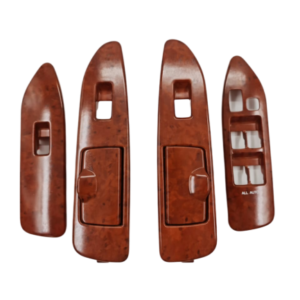 ديكور سوتش زجاج لاندكروزر 2003 - 2007 - خشبي 4 قطع